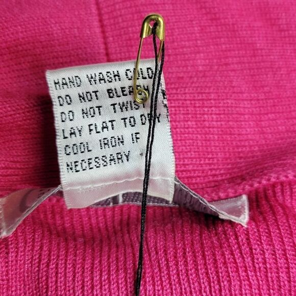 Diane Von Furstenburg Pink Silk Open Cardigan Floral Embroidery Split Cuffs NWT - Picture 9 of 14